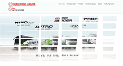 Desktop Screenshot of hinodealerjakarta.com